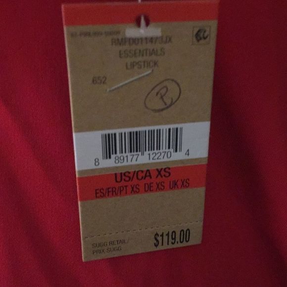 🎉3xHP🎉Rachel Roy Red Sleeveless Dress, XS - Picture 5 of 9